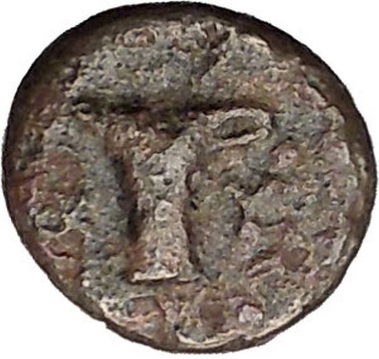 Kyme in Aeolis 350BC EAGLE & VASE on Authentic Ancient Greek Coin i48073