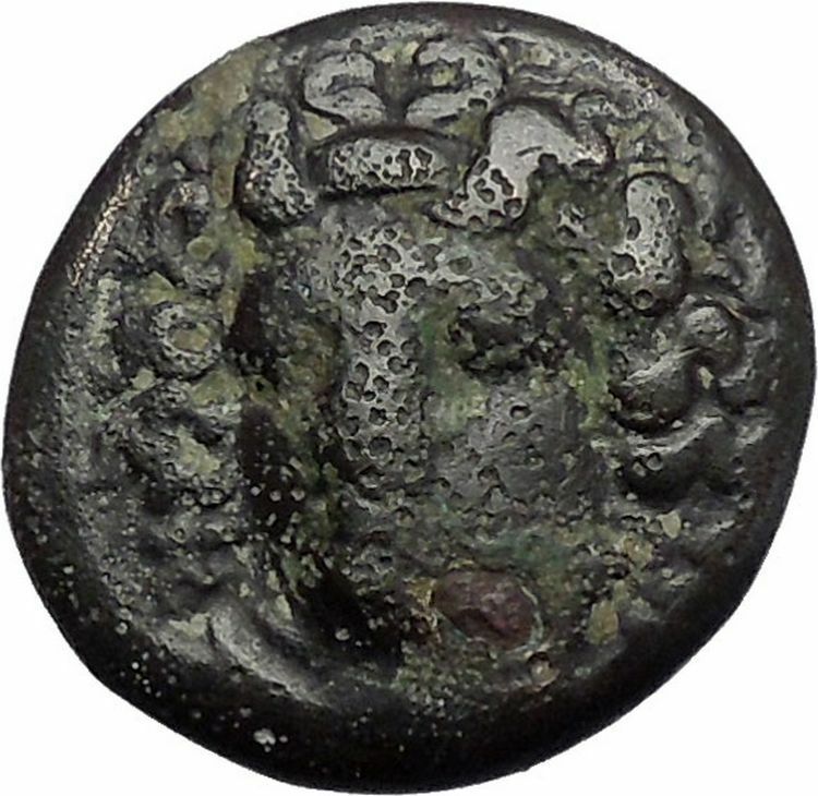 LARISSA in THESSALY 350BC NYMPH Horse Authentic Ancient Greek Coin i49143