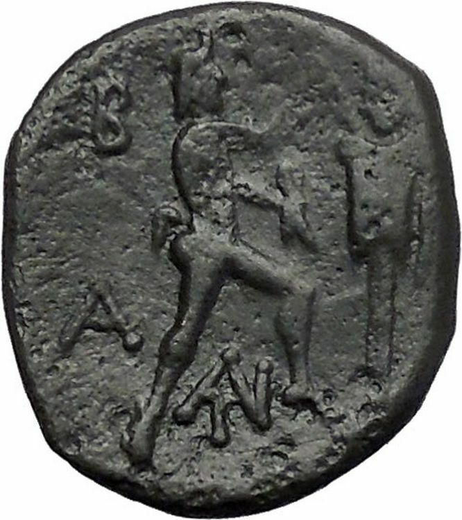 ANTIGONOS II GONATAS 277BC Pan Athena Gallic Victory Macedonia Greek Coin i49162