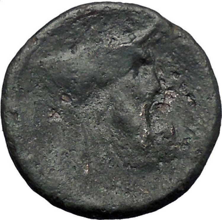 OINIDAI in AKARNANIA 219BC Zeus Man-Headed Bull Ancient Greek Coin i49170