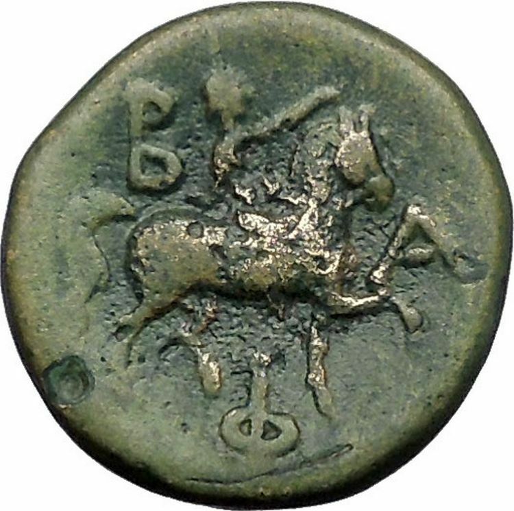 PHILIP V King of Macedonia 212BC Zeus Horseman Genuine Ancient Greek Coin i49231