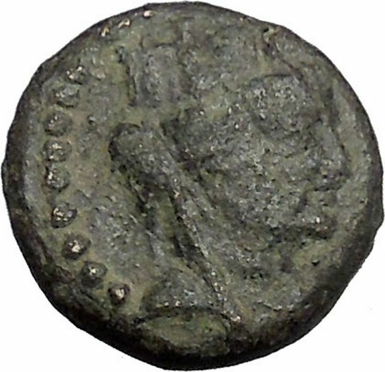 ANTIOCH in SELEUKIS and PIERIA 92BC Tyche Tripod Ancient Greek Coin i50334