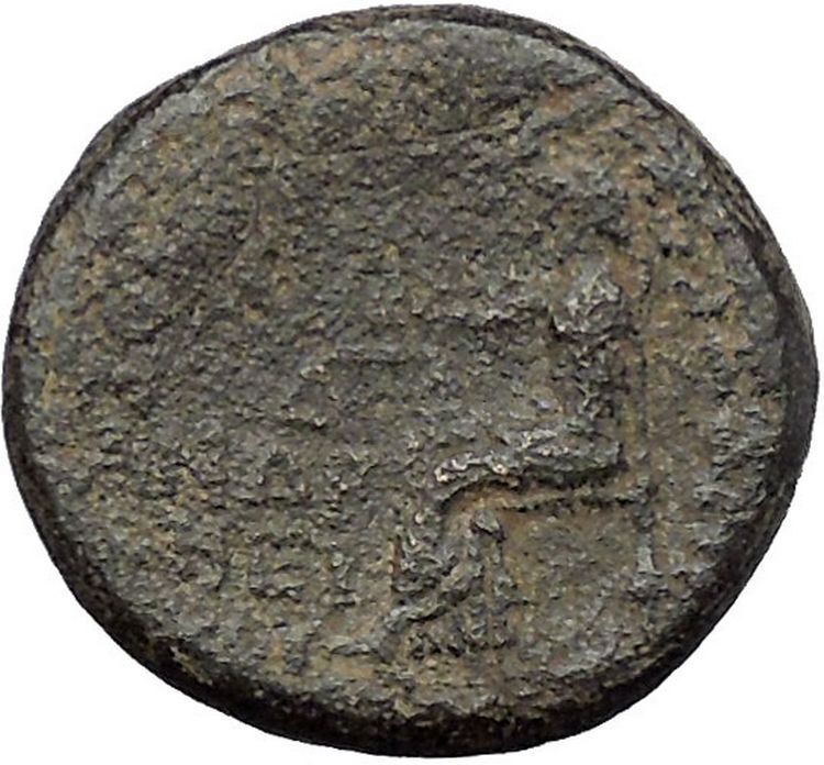 Augustus 27BC Prymnessos in Phrygia Dikaiosyne JUSTICE RARE Roman Coin i50330