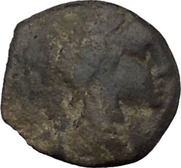 Aretas IV Arab Kingdom of Nabataea PETRA 4BC Original Ancient Greek Coin i50402