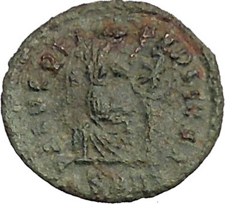 AELIA FLACILLA Ancient Roman Coin VICTORY Cult CHI-RHO Christ monogram i52841