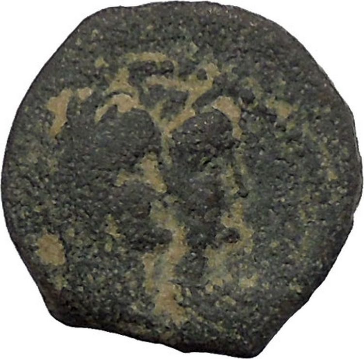 King Rabbel II Arab Caravan Kingdom of Nabataea 75AD Greek Type Coin i50434