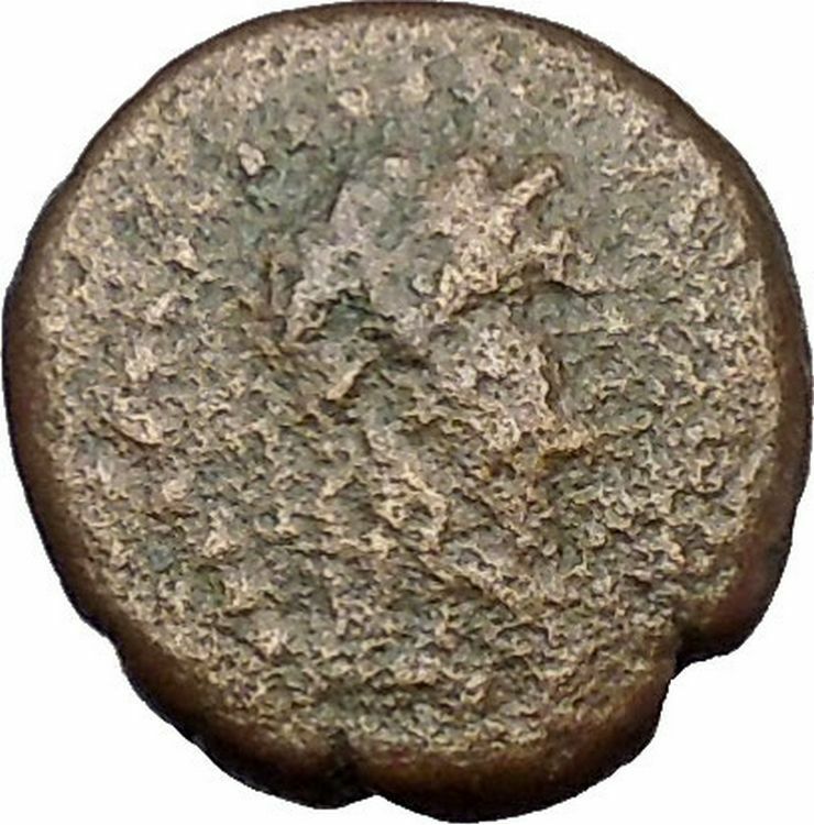 ELAIA in AEOLIS 2-1CenBC Demeter Torch Authentic Ancient Greek Coin i50572