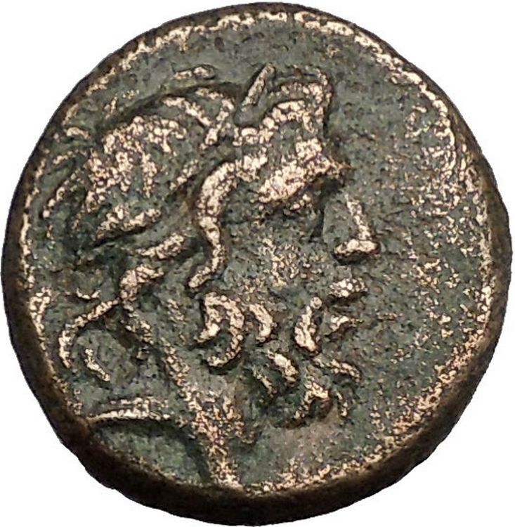 PHARNAKEIA in PONTUS 95BC Zeus Eagle MITHRADATES VI the GREAT Greek Coin i53920