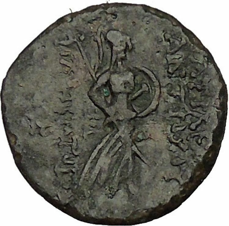 ANTIOCHOS IX Kyzikenos 108BC Seleukid Athena RARE R2 Ancient Greek Coin i53685