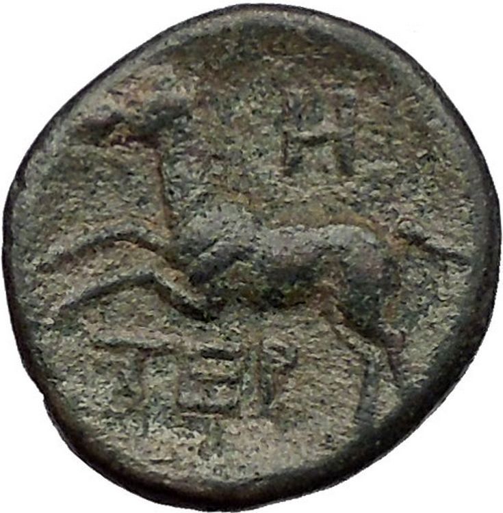 TERMESSOS MAJOR in PISIDIA 64BC Zeus Horse Authentic Ancient Greek Coin i56052