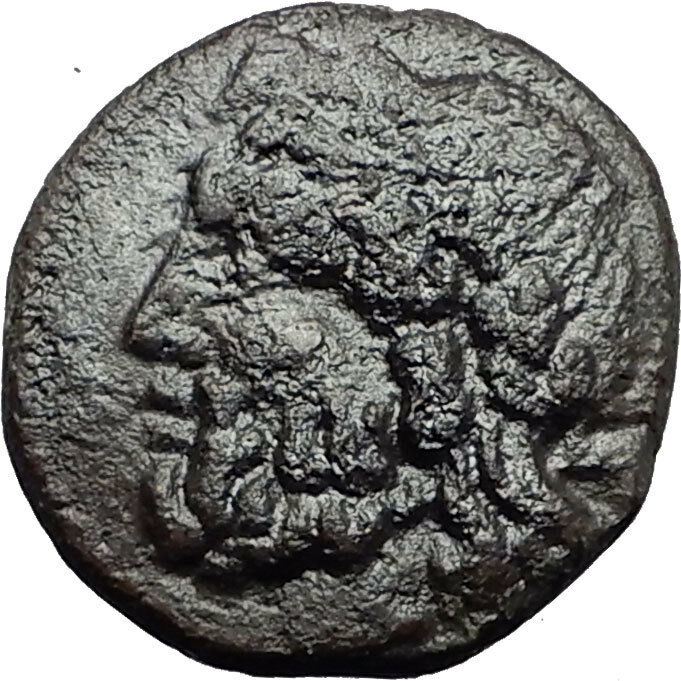 Alaisa Archonidea in Sicily 200BC Zeus Eagle Authentic Ancient Greek Coin i58442