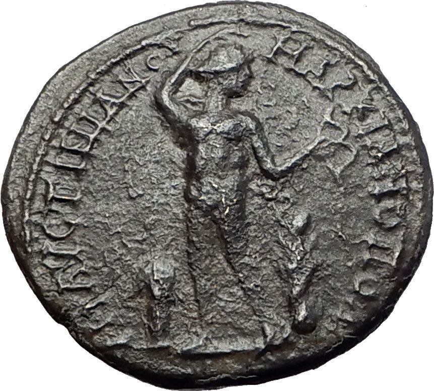 CARACALLA 205AD Marcianopolis NUDE APOLLO Authentic Ancient Roman Coin i58096