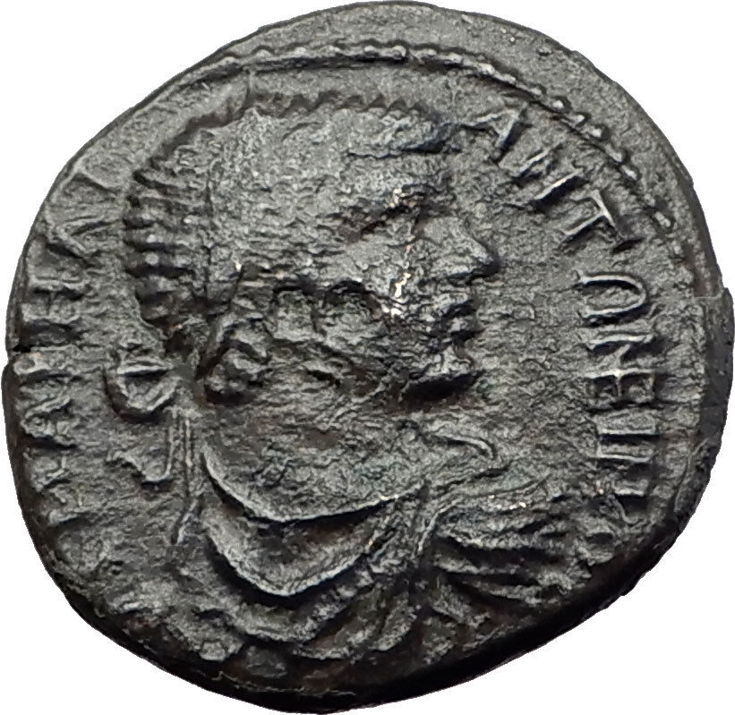 CARACALLA 205AD Marcianopolis NUDE APOLLO Authentic Ancient Roman Coin i58096