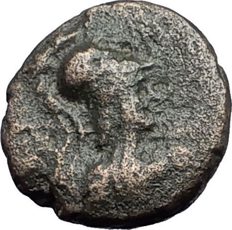 SIDE in PAMPHYLIA 25BC ATHENA NIKE EAGLE Authentic Ancient Greek Coin i59734