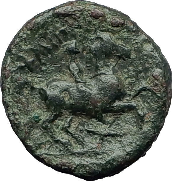 Philip II 359BC Olympic Games HORSE Race WIN Macedonia Ancient Greek Coin i63644