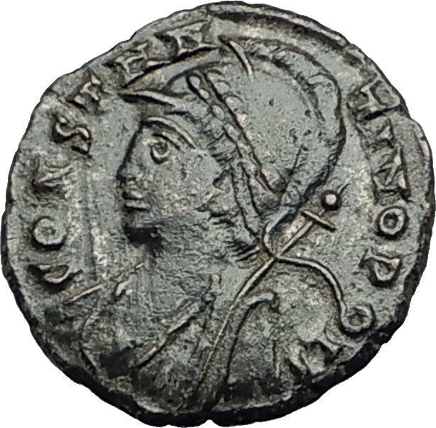 CONSTANTINE I the GREAT Founds Constantinople Original Ancient Roman Coin i65027