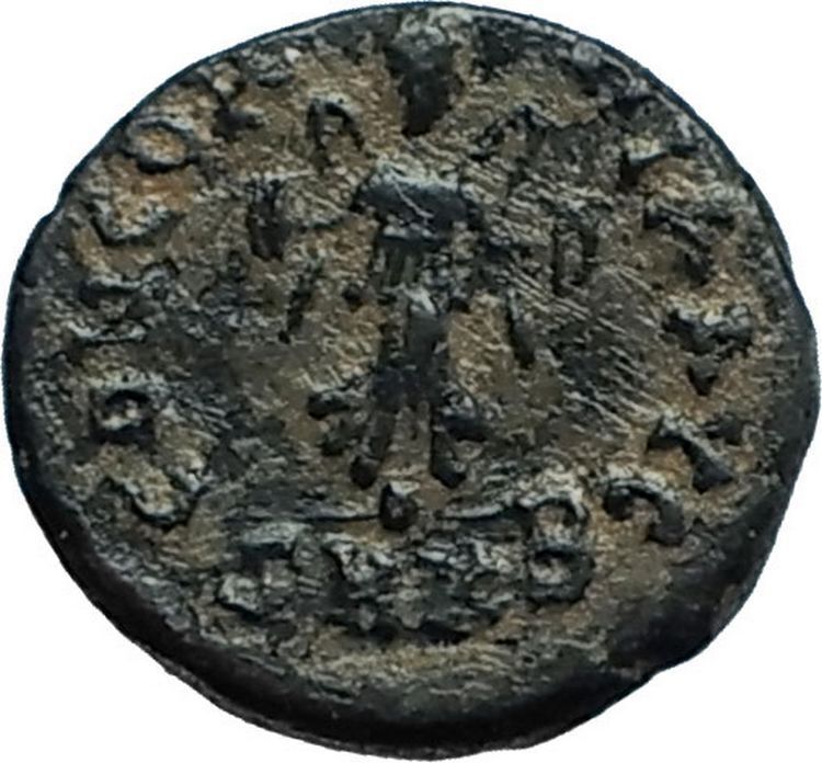 THEODOSIUS II 425AD Cyzicus Authentic Ancient Roman Coin VICTORY FACING i66383