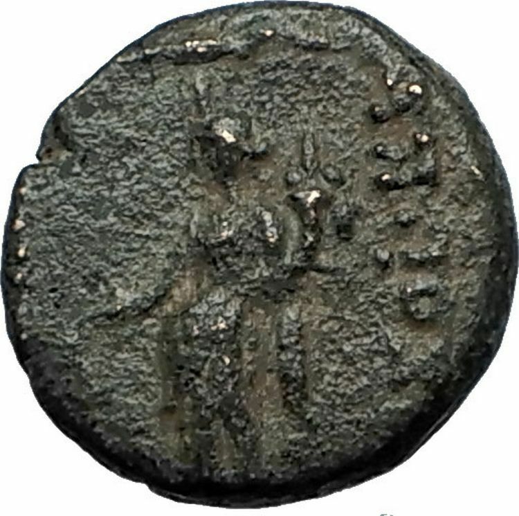 ANTIOCH in SELEUKIS Authentic Ancient 58BC Very RARE R3 Greek Coin TYCHE i67693