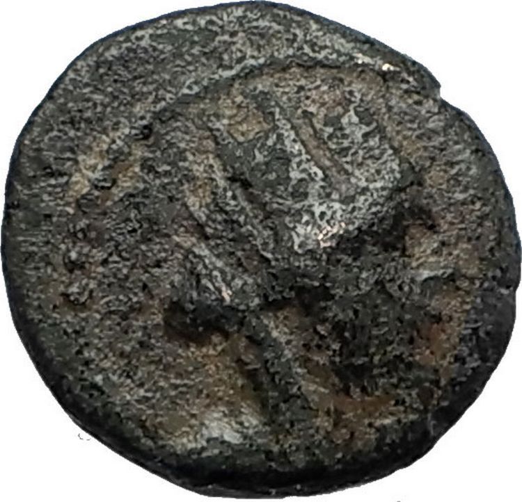 ANTIOCH in SELEUKIS Authentic Ancient 58BC Very RARE R3 Greek Coin TYCHE i67693