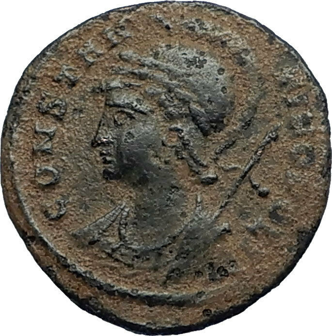 CONSTANTINE I the GREAT Founds Constantinople Original Ancient Roman Coin i67672