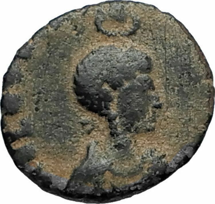 EUDOXIA Arcadius Wife 401AD Authentic Ancient Roman Coin VICTORY CHI-RHO i67696