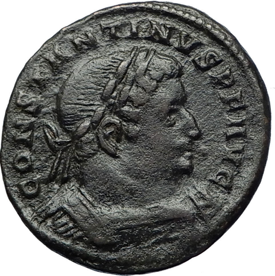 CONSTANTINE I the Great Authentic Ancient 310AD Roman Coin w SOL SUN GOD i71055