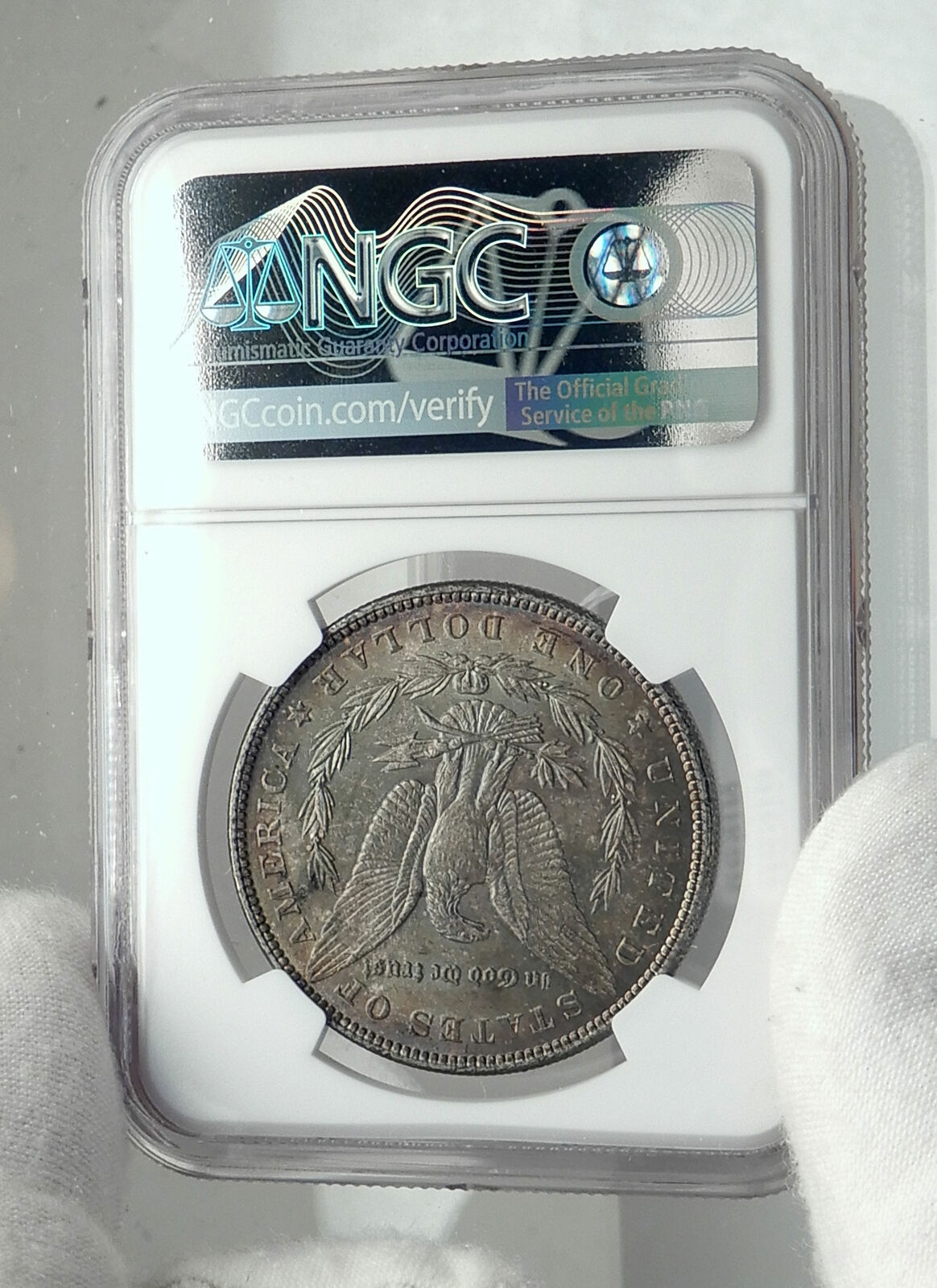 1887 UNITED STATES of America SILVER Morgan US Dollar Coin EAGLE NGC MS i79608