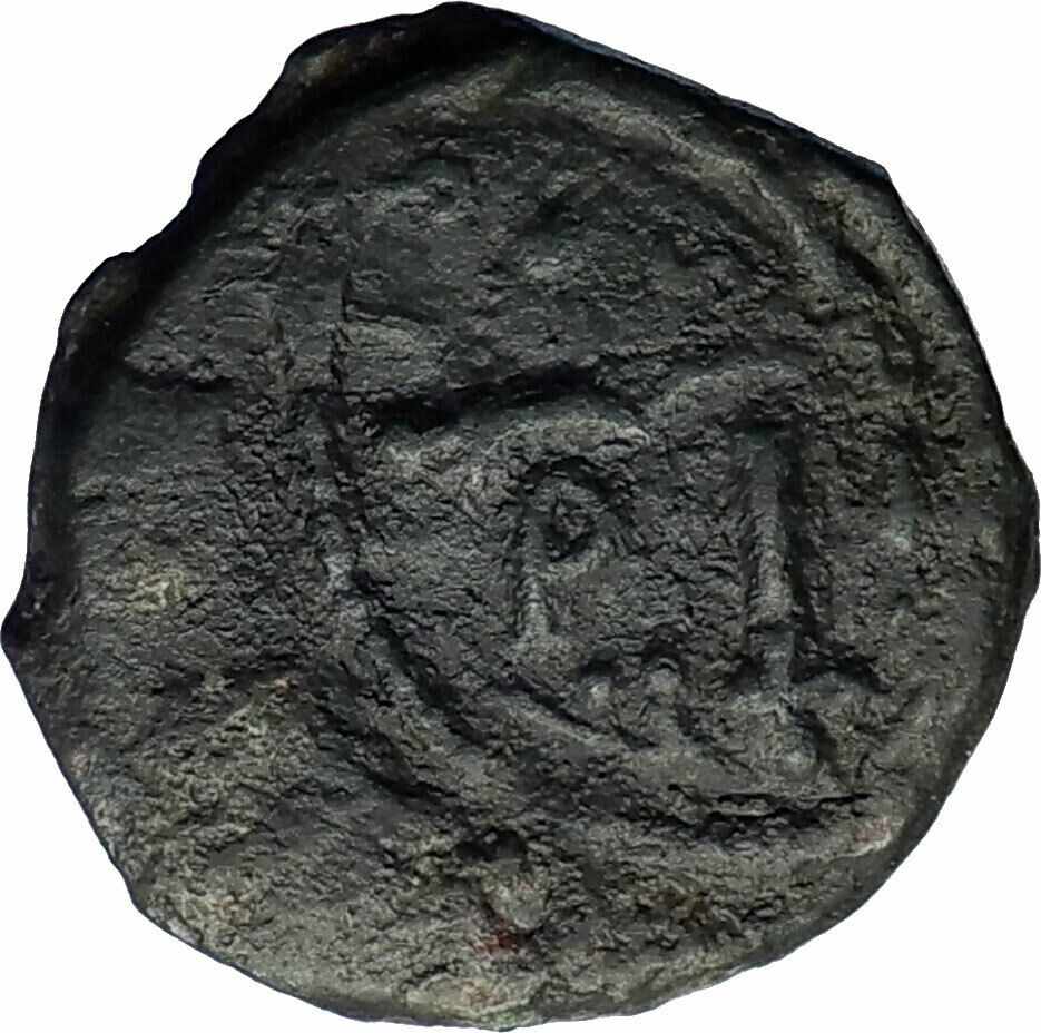 CRUSADERS Antioch Tancred Ancient 1101AD Byzantine Time Coin CHRIST CROSS i73507