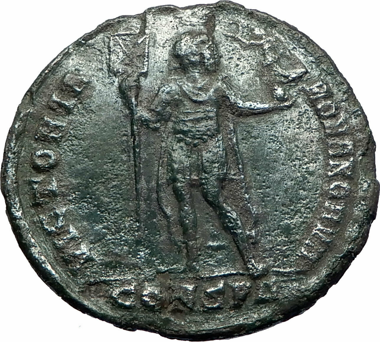 JOVIAN Rare Large AE1 363AD Constantinople Authentic Ancient Roman Coin i73517