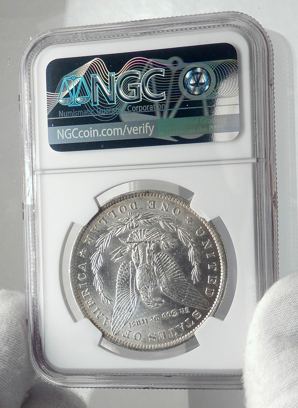 1883 UNITED STATES of America SILVER Morgan US Dollar Coin EAGLE NGC MS i79854