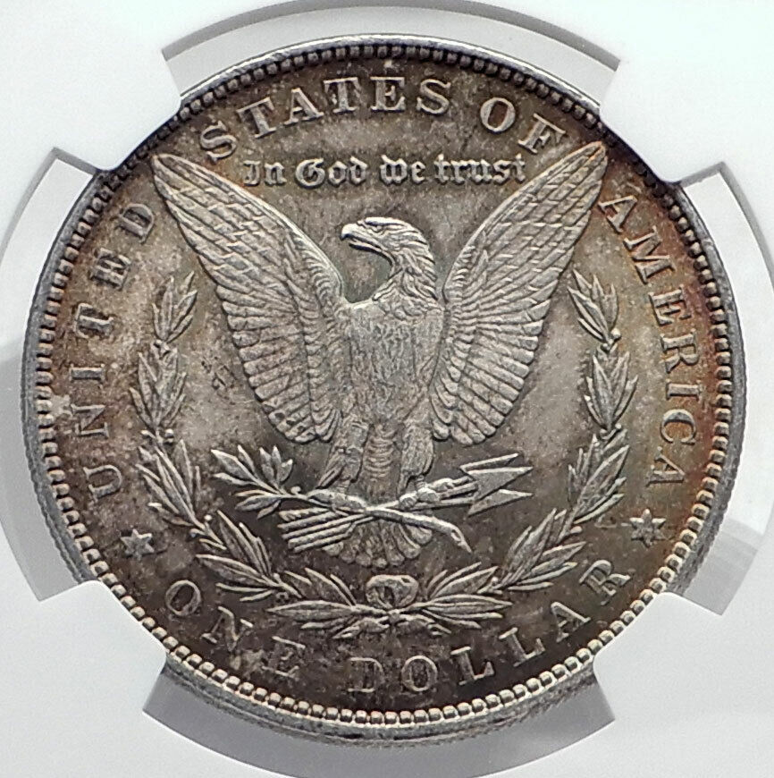 1886 UNITED STATES of America SILVER Morgan US Dollar Coin EAGLE NGC MS i80035