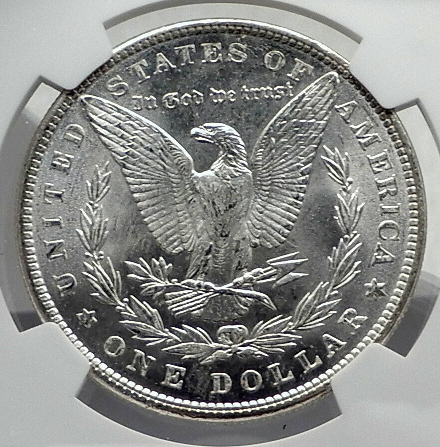 1886 UNITED STATES of America SILVER Morgan US Dollar Coin EAGLE NGC MS i80054