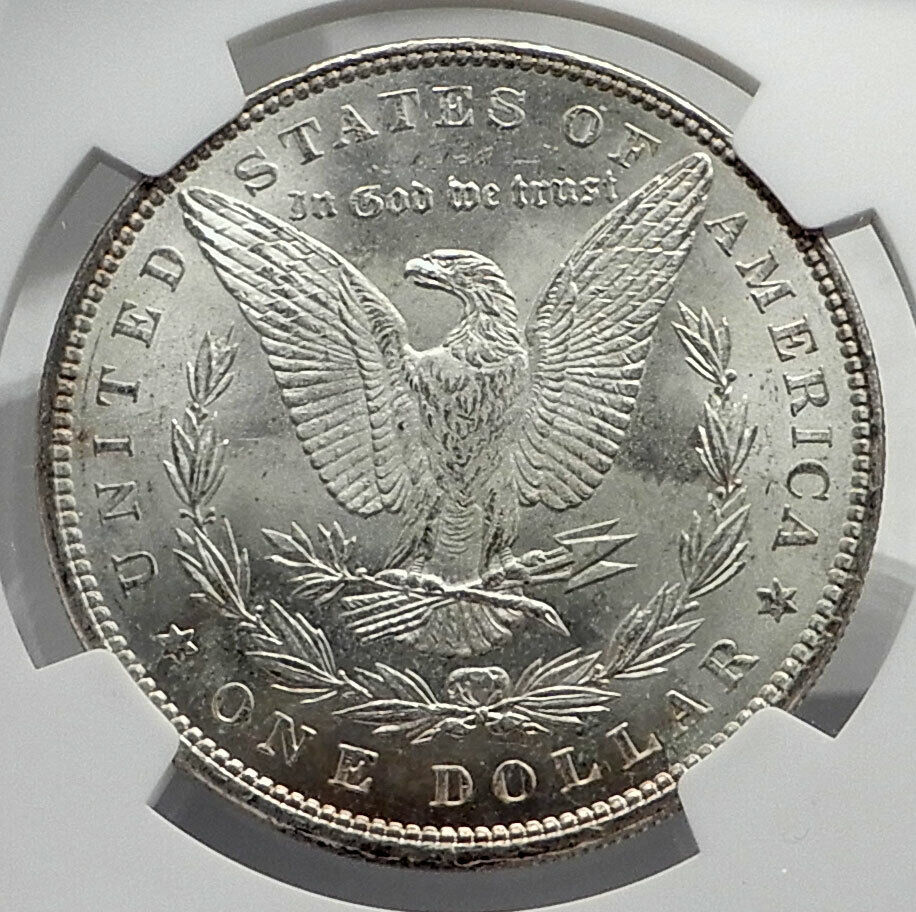 1886 UNITED STATES of America SILVER Morgan US Dollar Coin EAGLE NGC MS i80057