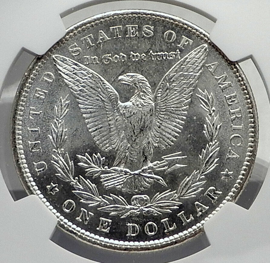 1886 UNITED STATES of America SILVER Morgan US Dollar Coin EAGLE NGC MS i80056