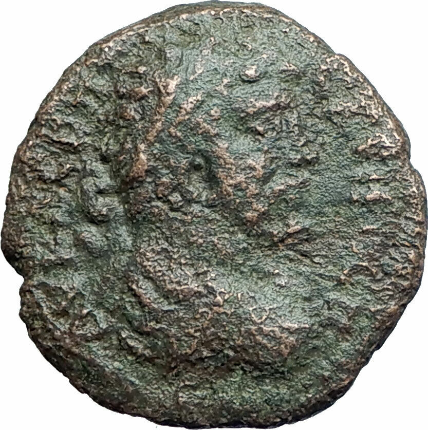 SEPTIMIUS SEVERUS Authentic Ancient Marcianopolis NEMEAN LEO ZODIAC LION i79367