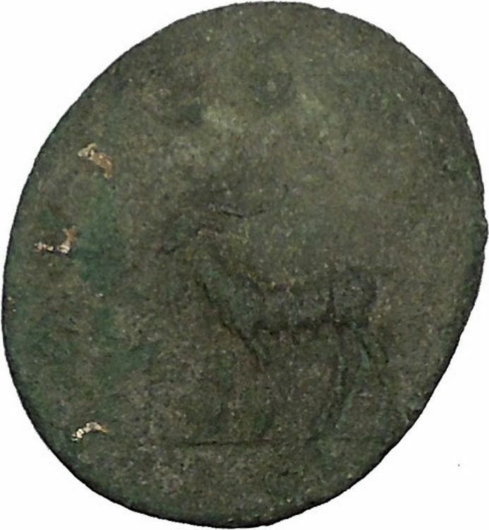 Gallienus Valerian I son Ancient Roman Coin Goat alludes to Jupiter Cult i44829