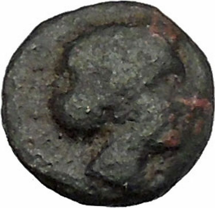 Rhodes, Islands off Caria 394BC RARE Ancient Greek Coin Nymph Rose i45703