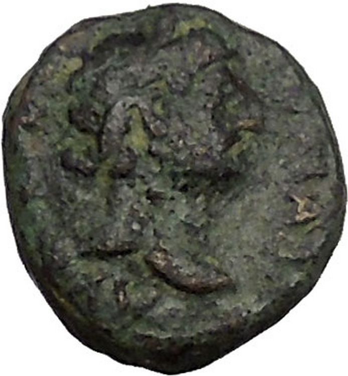 HADRIAN 117AD Beroea in Cyrrhestica Laurel Ancient Roman Coin RARE i52685