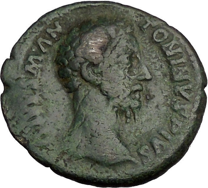 Divus MARCUS AURELIUS 180AD Consecratio Eagle Globle Ancient Roman Coin i52694