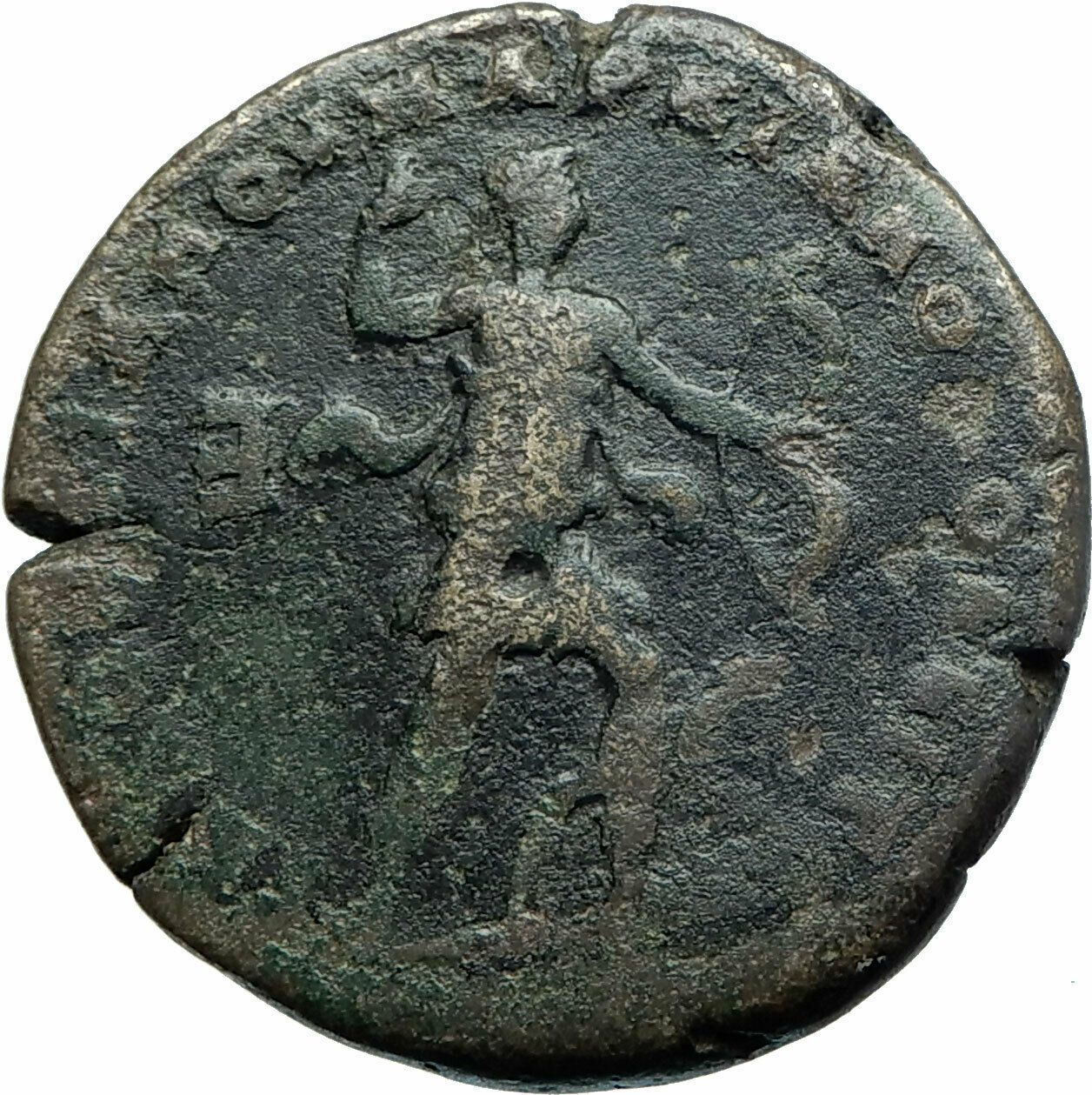 MACRINUS & SON DIADUMENIAN Ancient 217AD Marcianopolis Roman Coin ARTEMIS i78949