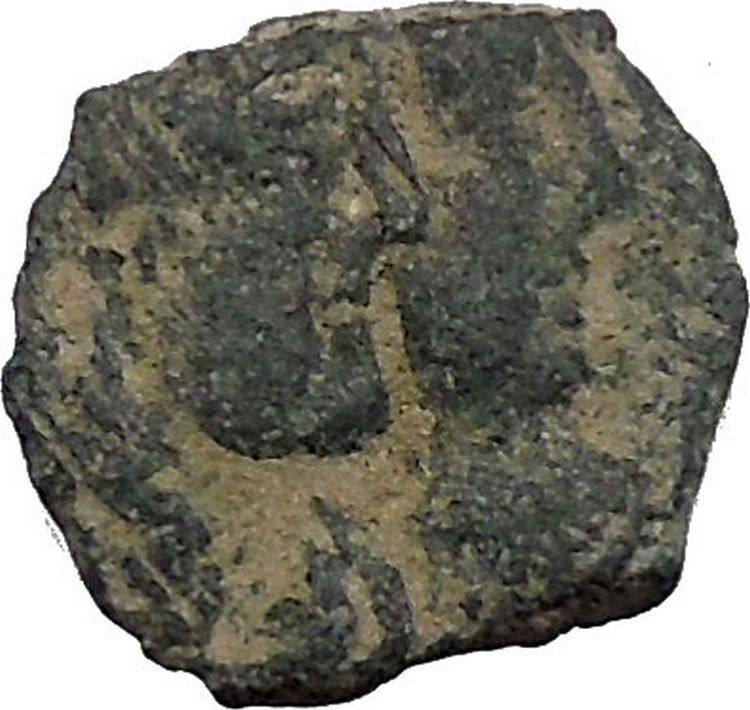 King Rabbel II Gamilat Arab Caravan Kingdom of Nabataea 101AD Greek Coin i50438