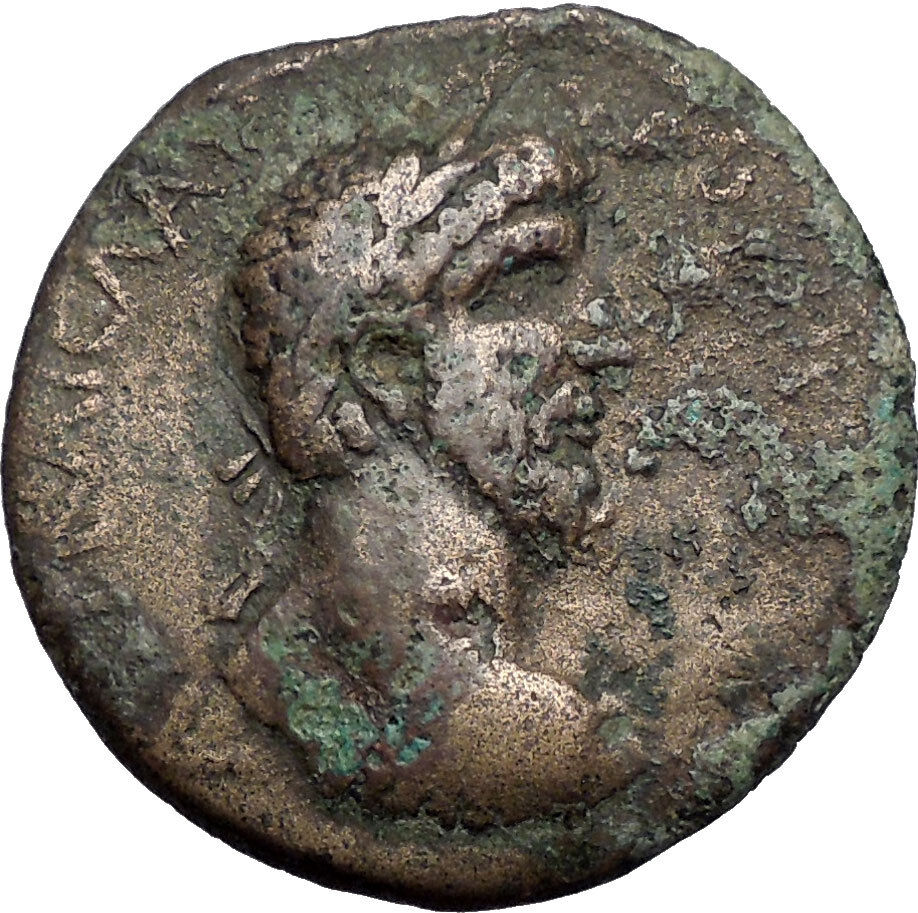 LUCIUS VERUS and MARCUS AURELIUS 162AD Amasia Pontus Ancient Roman Coin i56351