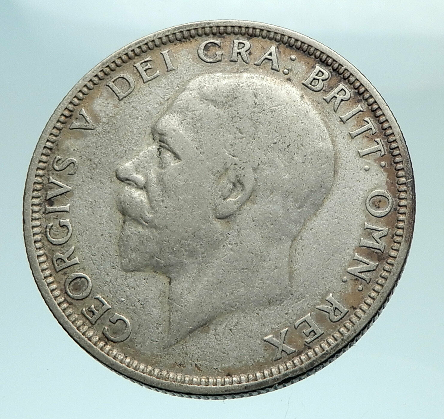 1928 United Kingdom Great Britain GEORGE V Silver Florin 2 Shillings Coin i79383