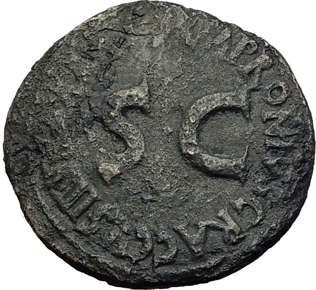 AUGUSTUS 17BC Ti Sempronius Graccus Rome Dupondius Ancient Roman Coin i64022