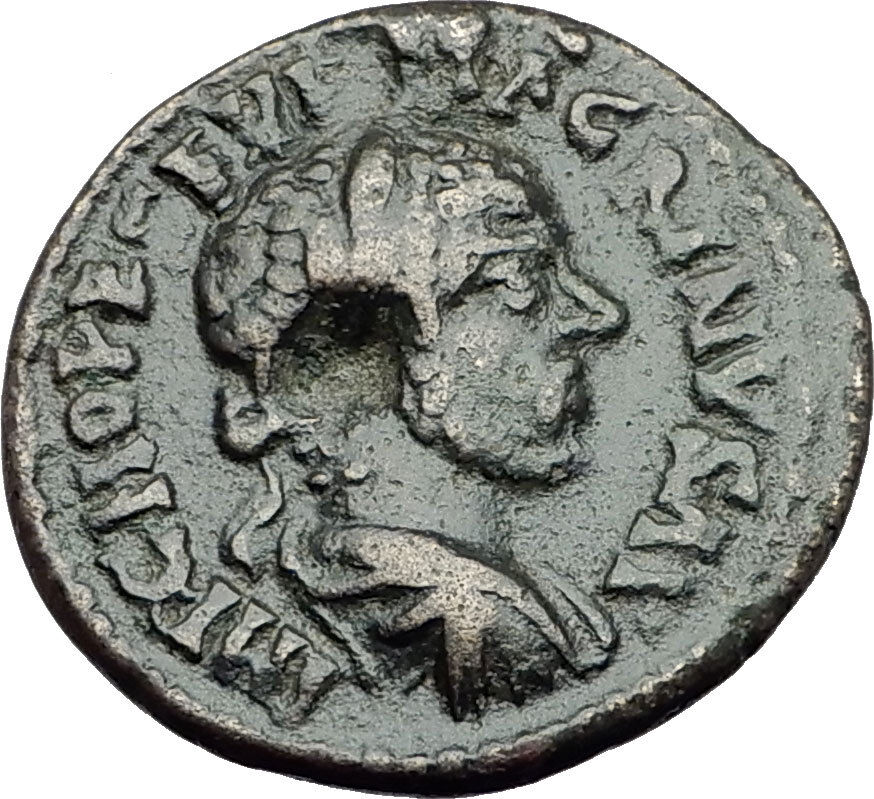 MACRINUS 217AD Parium Parion in MYSIA Authentic Ancient Roman Coin GENIUS i64835