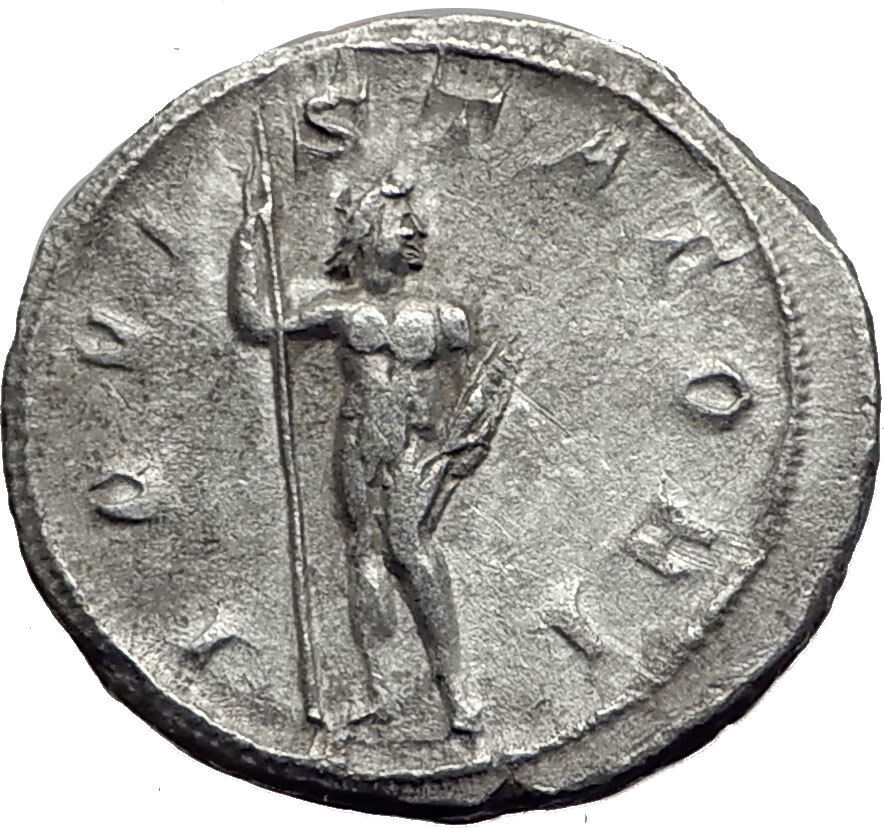 GORDIAN III 241AD Rome Authentic Ancient Silver Roman Coin JUPITER / ZEUS i64825