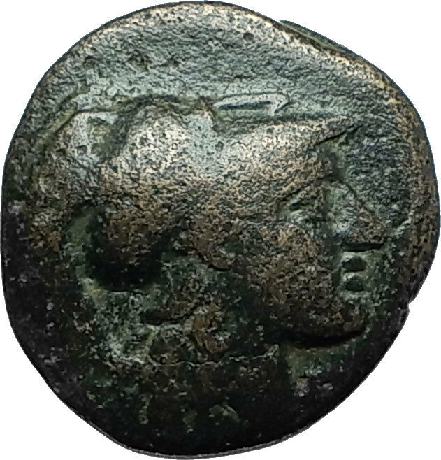 KLAZOMENAI in IONIA 386BC Authentic Ancient Greek Coin w ATHENA & RAM i66161