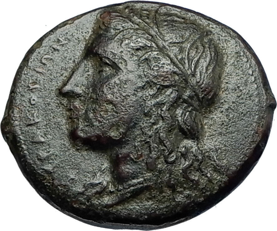 SYRACUSE in SICILY under Tyrant Hiketas 287BC RARE R1 Ancient Greek Coin i68022