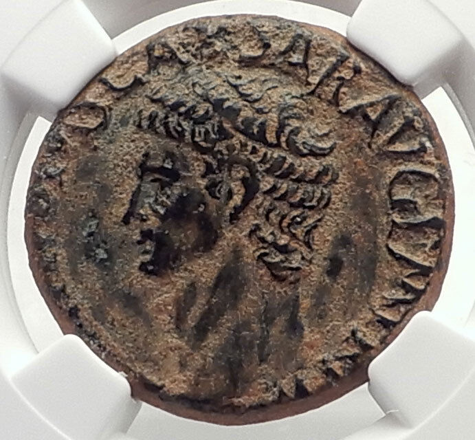 CLAUDIUS Authentic Ancient 41AD Genuine Original Roman Coin MINERVA NGC i71723