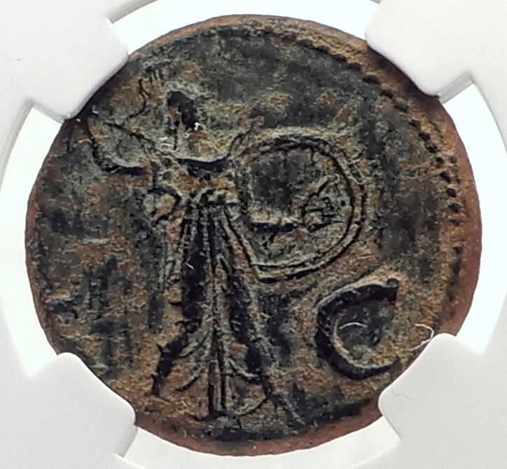 CLAUDIUS Authentic Ancient 41AD Genuine Original Roman Coin MINERVA NGC i71723